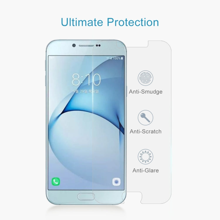 0.26mm 9H 2.5D Tempered Glass Film for Galaxy A8 (2016), For Galaxy A8 (2016)(1 PC)