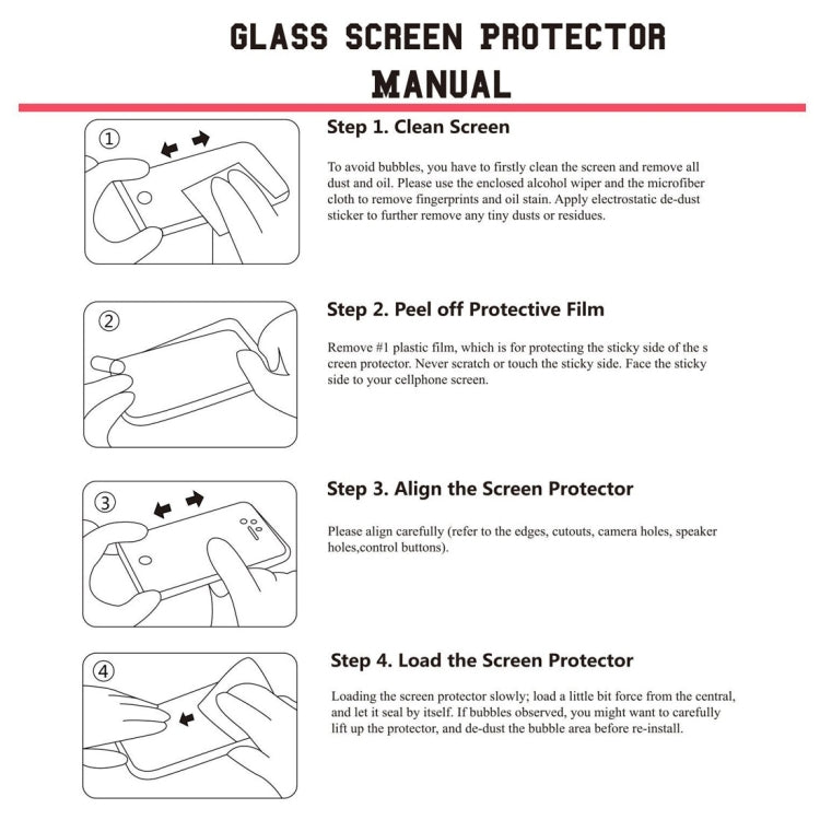 2pcs ENKAY Hat-prince 0.26mm 9H 2.5D Curved Edge Tempered Glass Film for Galaxy A7 2018, Galaxy A7 2018 (2pcs)