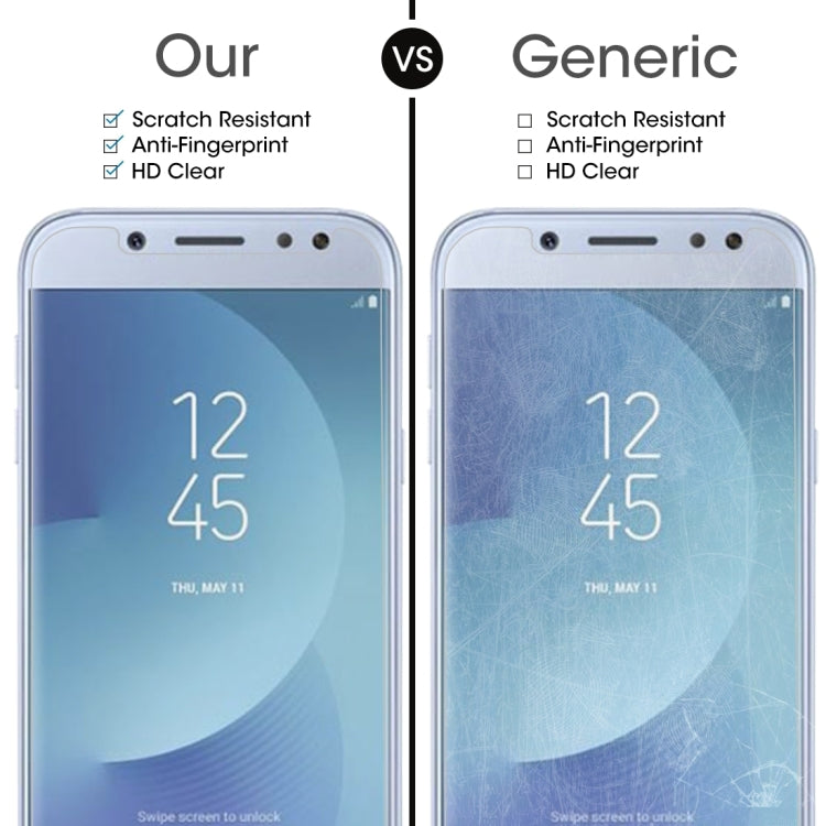 1 PCS For Galaxy J5 (2017) (EU Version) 0.26mm 9H Surface Hardness 2.5D Explosion-proof Non-full Screen Tempered Glass Screen Film, For Galaxy J5 (2017) (EU Version) (1 PC)