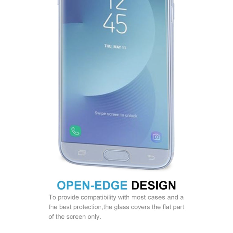 1 PCS For Galaxy J5 (2017) (EU Version) 0.26mm 9H Surface Hardness 2.5D Explosion-proof Non-full Screen Tempered Glass Screen Film, For Galaxy J5 (2017) (EU Version) (1 PC)