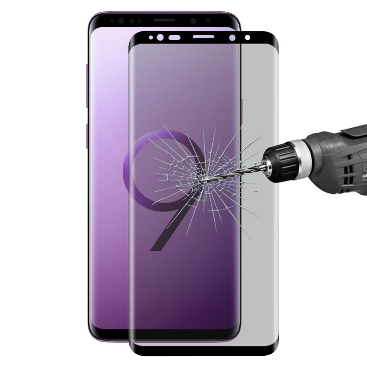 ENKAY Hat-Prince for Galaxy S9 0.26mm 9H Surface Hardness 3D Privacy Anti-glare Full Screen Tempered Glass Protective Film, Galaxy S9