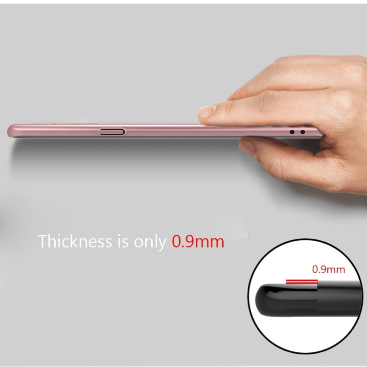 AIQAA For Galaxy S8 + / G9550 Solid Color Metal Paint Plastic PC Dropproof Protective case with Bear Ring Holder, For Galaxy S8 + / G9550
