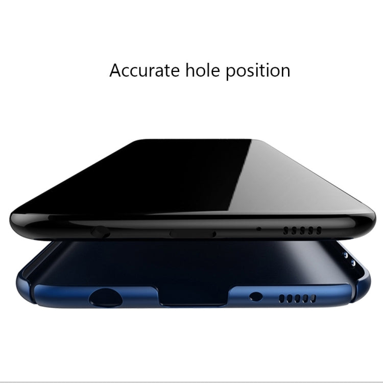 AIQAA For Galaxy S8 + / G9550 Solid Color Metal Paint Plastic PC Dropproof Protective case with Bear Ring Holder, For Galaxy S8 + / G9550