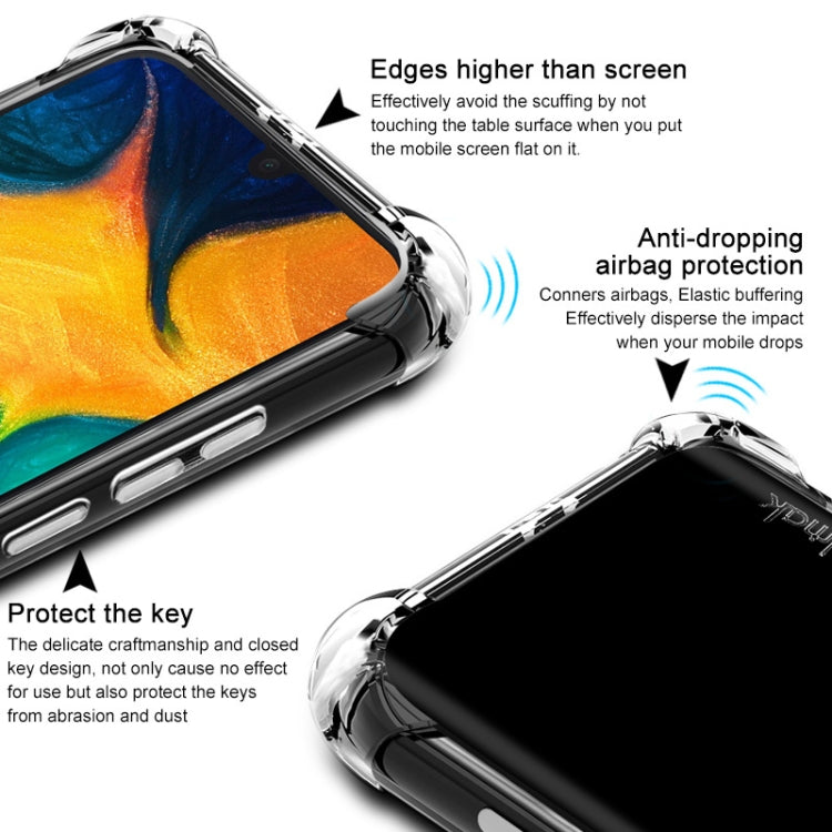 IMAK All-inclusive Shockproof Airbag TPU Case for Galaxy A20 / Galaxy A30, with Screen Protector, For Galaxy A20 / Galaxy A30