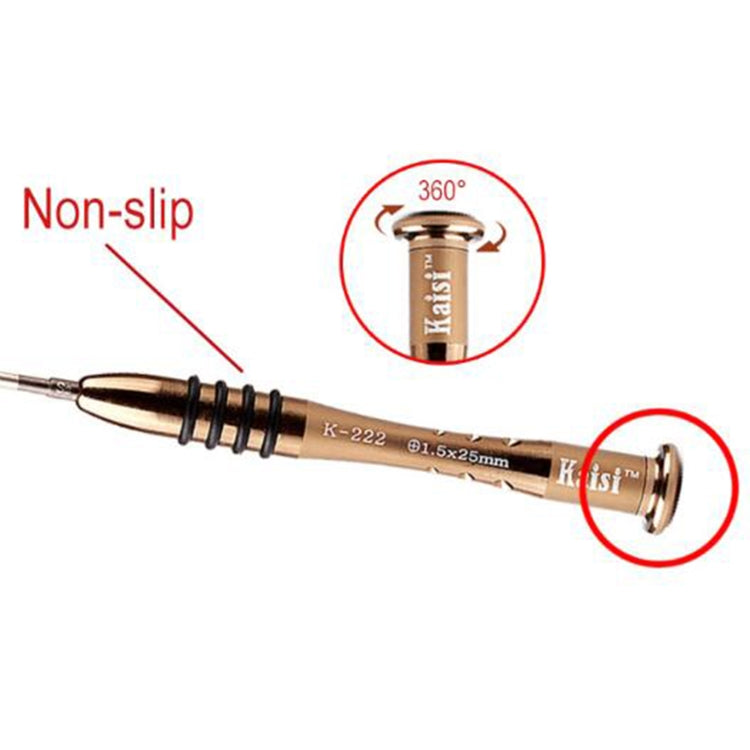 Kaisi K-222 Precision Screwdrivers Professional Repair Opening Tool for Mobile Phone Tablet PC (Phillips: 1.2), Phillips: 1.2