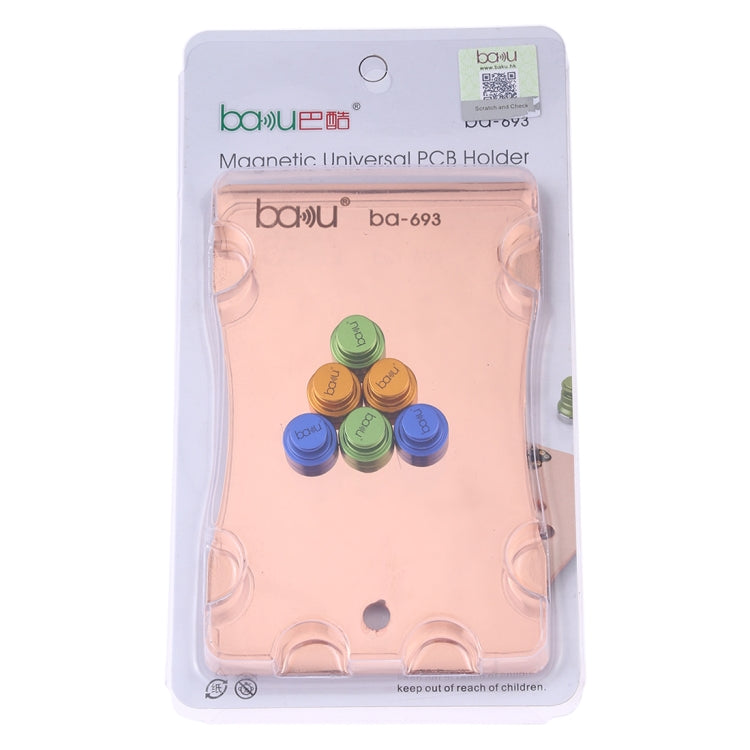 BAKU PCB Circuit Board Holder Jig Fixture Universal Movable Magnetic Cell Phone Repair Work Station, BA-693