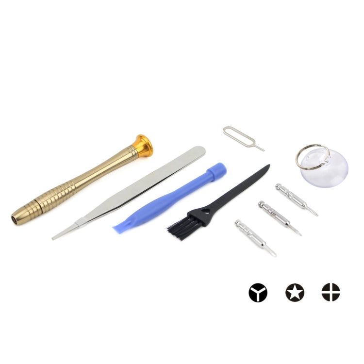 JIAFA JF-8168 9 in 1 Professional Screwdriver Repair Open Tool Kits for iPhone, JF-8168