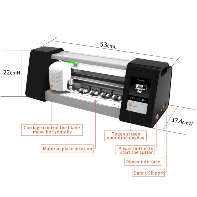 Intelligent Touch LCD Screen Flexible TPU Hydraulic Film Protector Cutter Machine, Intelligent Film Cutter