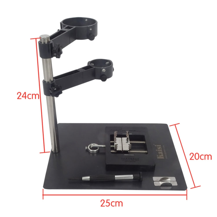 Kaisi F-204 Mobile Phone Laptop BGA Rework Reballing Station Hot Air Gun Clamp, Kaisi F-204