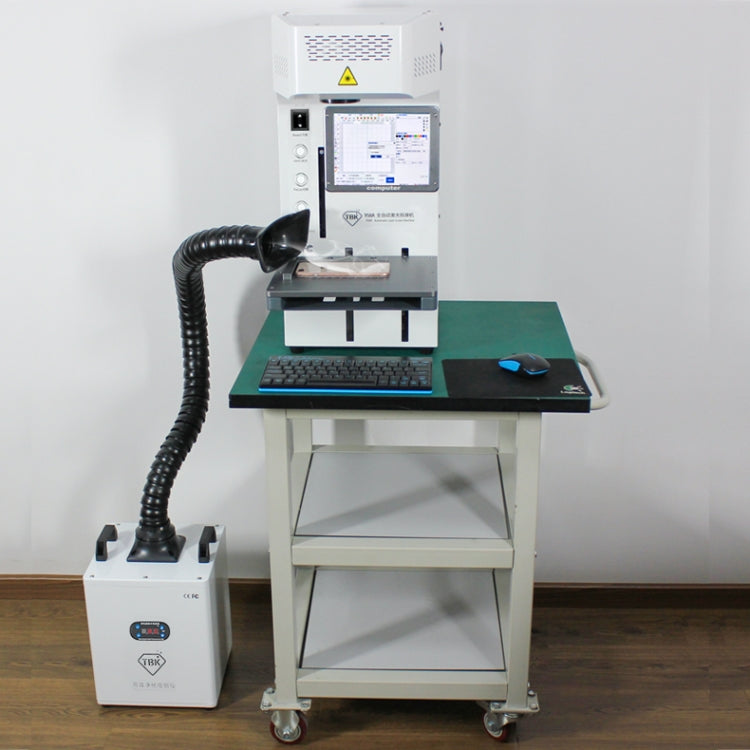 TBK618 220V Soldering Fume Extractor Industrial Soldering Iron Fume Laser Marking Fume Extractor Mobile Purifying Smoke Apparatus, TBK-618