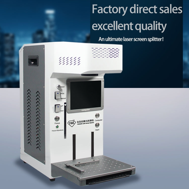 TBK-958A 220V Automatic Laser Cutting Machine Back Glass Remover Laser Separating Engraving Marking Machine, TBK-958A