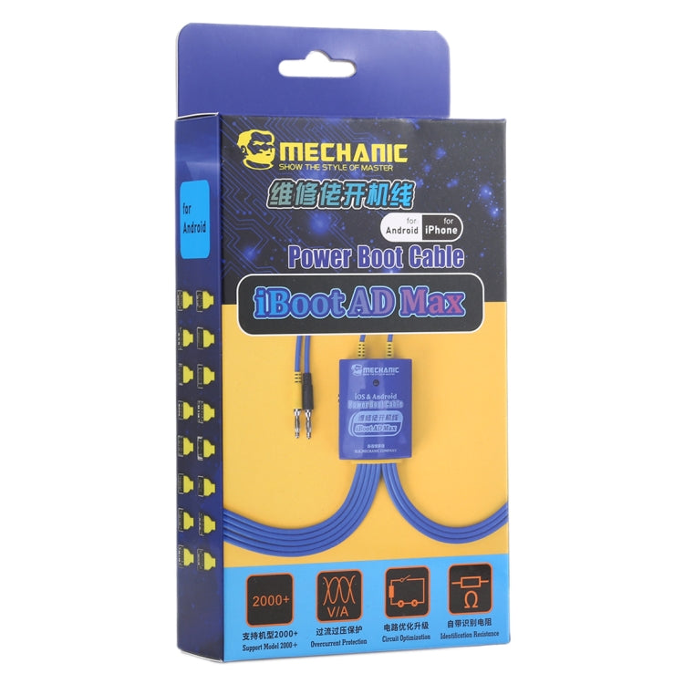 MECHANIC iBoot AD Max Mobile Phone Repair Power Test Cable For iPhone / Android, iBoot AD Max For iPhone / Android