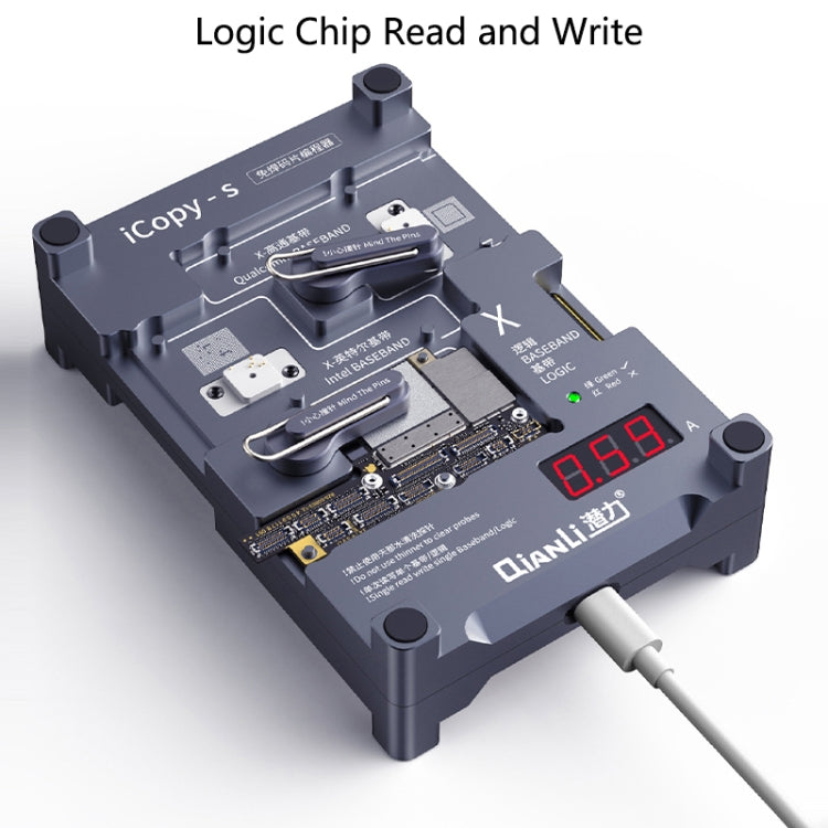 Qianli iCopy-S Double Sided Chip Test Stand 4 in1 Logic Baseband EEPROM Chip Non-removal For iPhone 6 / 6 Plus / 6S / 6S Plus, For iPhone 6 / 6 Plus / 6S / 6S Plus