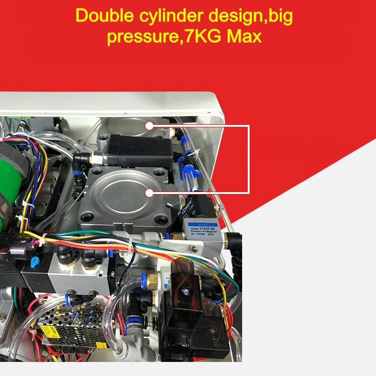 TBK TBK508A 14 inch Curved Screen LCD Screen Vacuum Separation OCA Laminating and Debubble Machine with 4 Moulds, TBK-508A