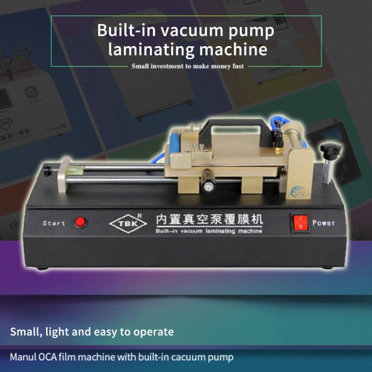TBK-761 Manual OCA Laminator Machine Built-in Vacuum Pump, TBK-761