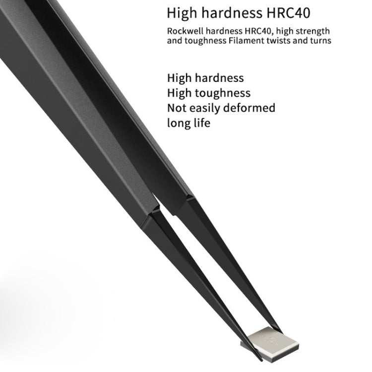 Qianli iNeezy FK-04 Stainless Steel Extra-sharp Thickened Tweezers Pointed Tweezers, Qianli iNeezy FK-04