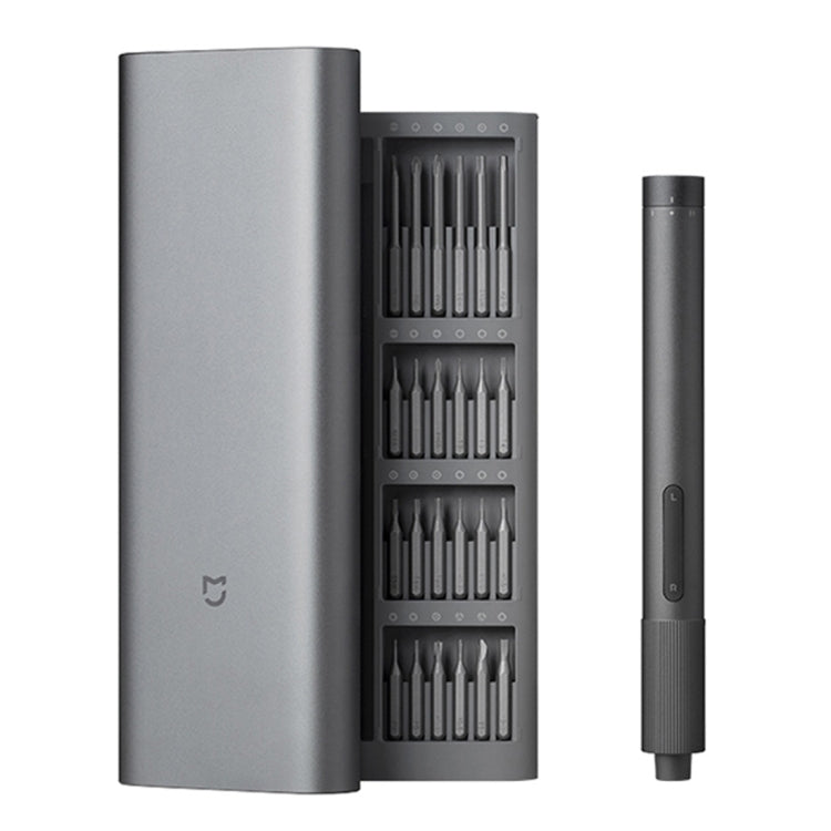 25 in 1 Original Xiaomi Mijia Electric Precision Screwdriver Kit Rechargeable Magnetic Aluminum Case, Mijia 25 in 1