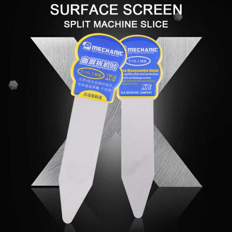 Mechanic X8 High Toughness Professional Disassembly Curved Screen Alloy Steel Pry Opening Tool, Mechanic X8