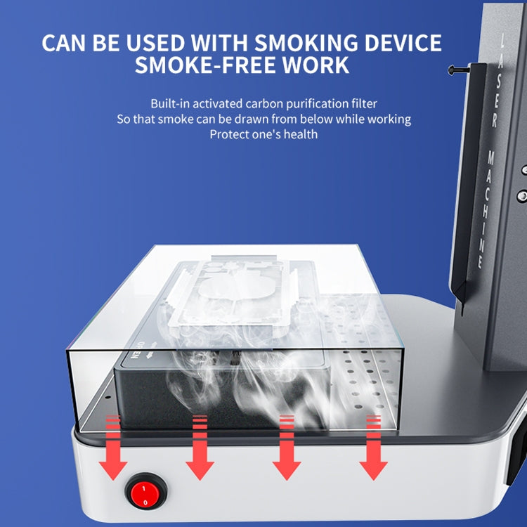 TBK-958ML With Smoking Device Auto Focus Laser Marking Engraver Repair Machine, TBK-958ML