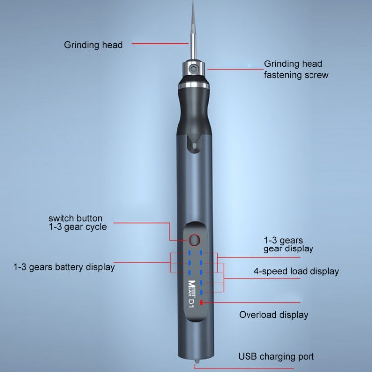 MaAnt D-1 Intelligent Charging Grinding Pen, MaAnt D-1