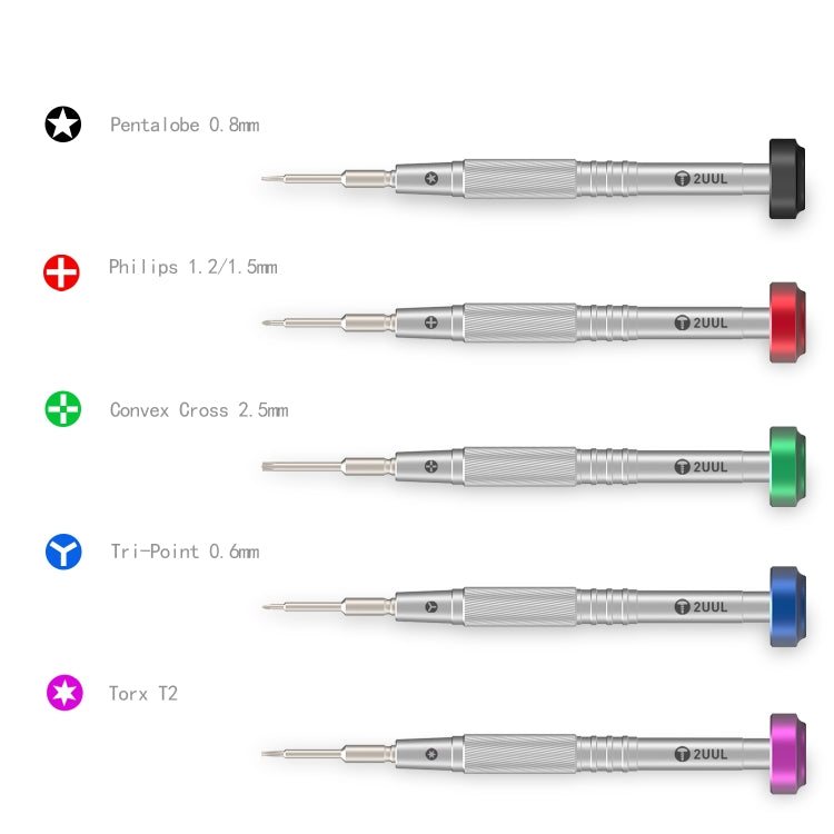 2UUL Colorful Flyshaft Screwdriver Set, Colorful Flyshaft