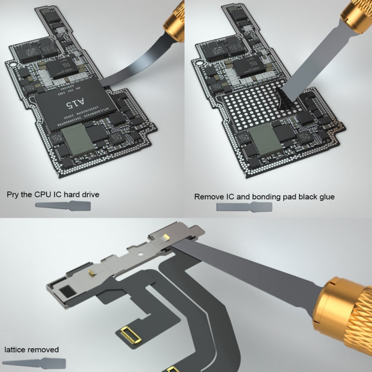 Mijing 3 in 1 Phantom Series CPU Disassemble Maintenance Knife, 3 in 1
