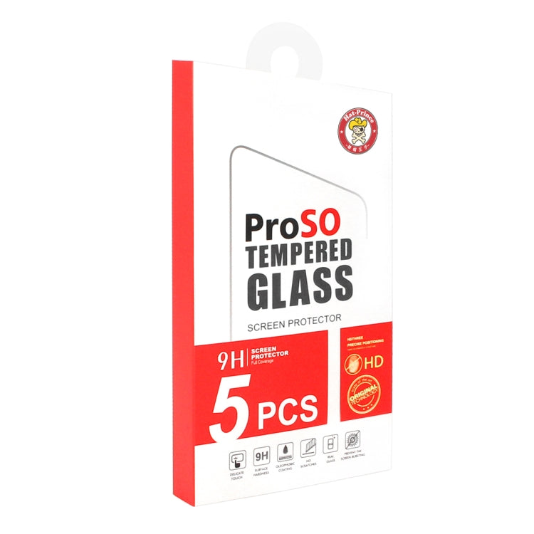 5 PCS ENKAY Hat-Prince 0.26mm 2.5D 9H Tempered Glass Protective Film for Samsung Galaxy A40