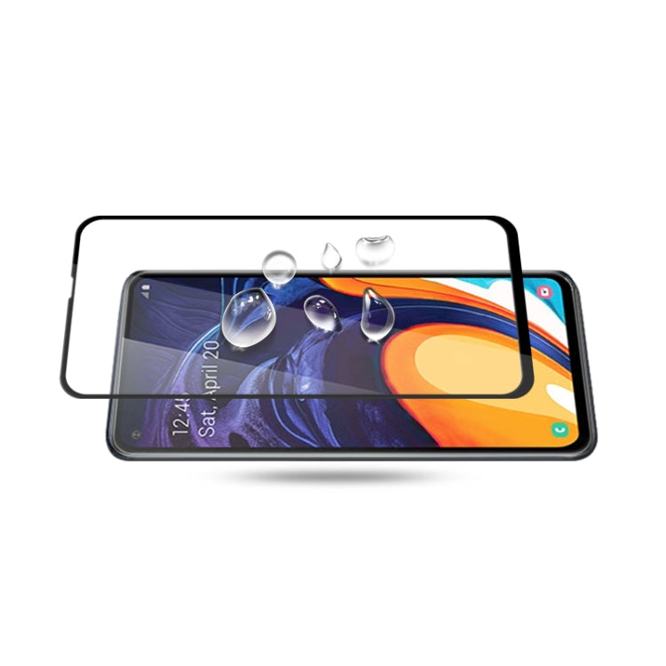2Pcs mocolo 0.33mm 9H 2.5D Full Glue Silk Print Tempered Glass Film for Galaxy A60