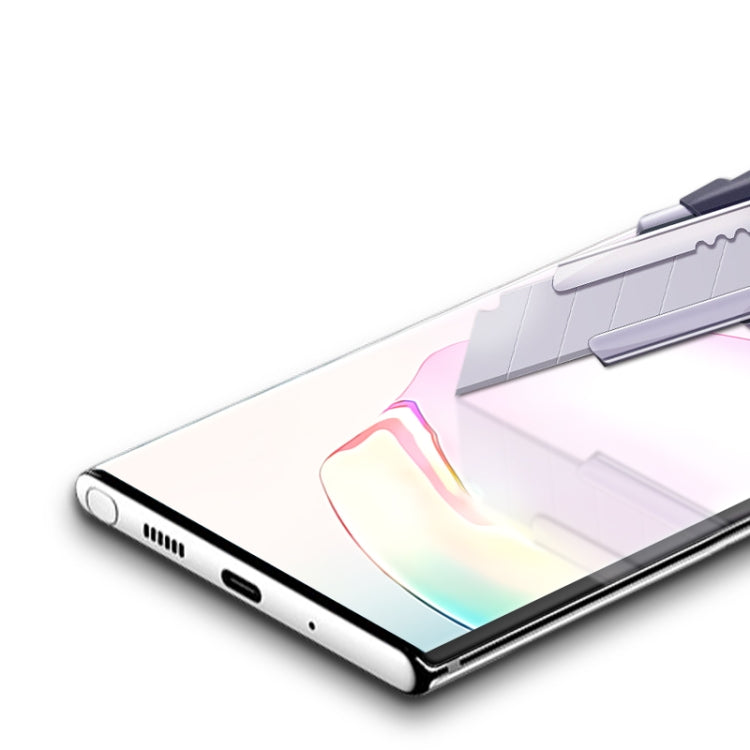 For Samsung Galaxy Note20+ 5G mocolo 0.33mm 9H 3D Curved Full Screen Tempered Glass Film, Fingerprint Unlock Support, For Galaxy Note20 Ultra