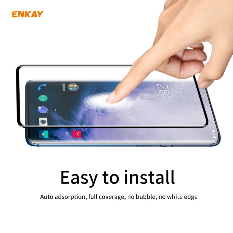 ENKAY Hat-Prince 0.26mm 9H 3D Full Glue Explosion-proof Full Screen Curved Heat Bending Tempered Glass Film