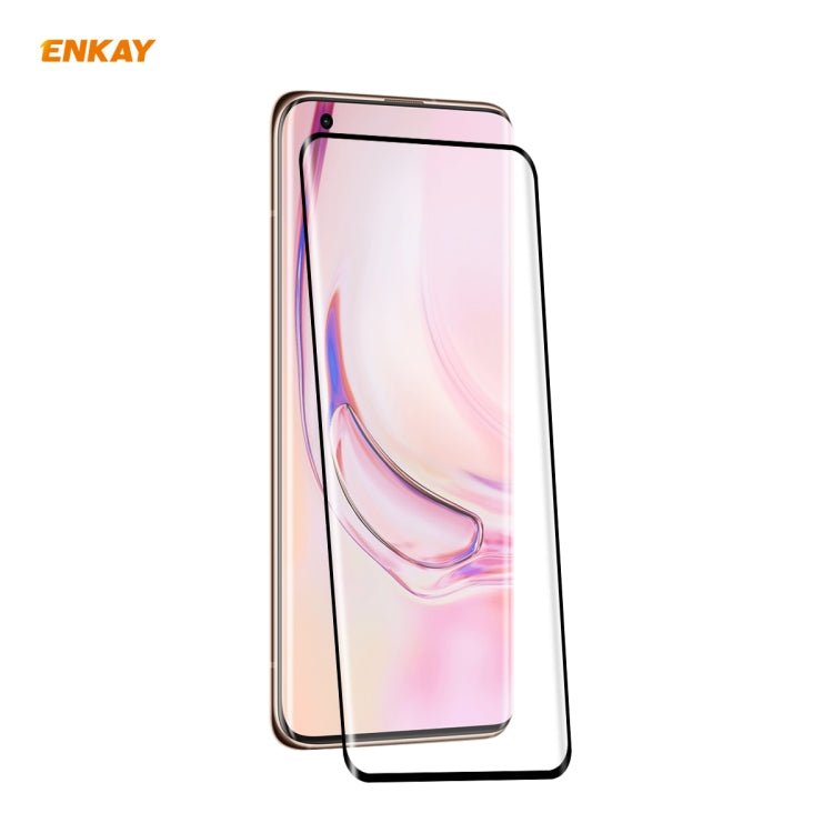 ENKAY Hat-Prince 0.26mm 9H 3D Full Glue Explosion-proof Full Screen Curved Heat Bending Tempered Glass Film