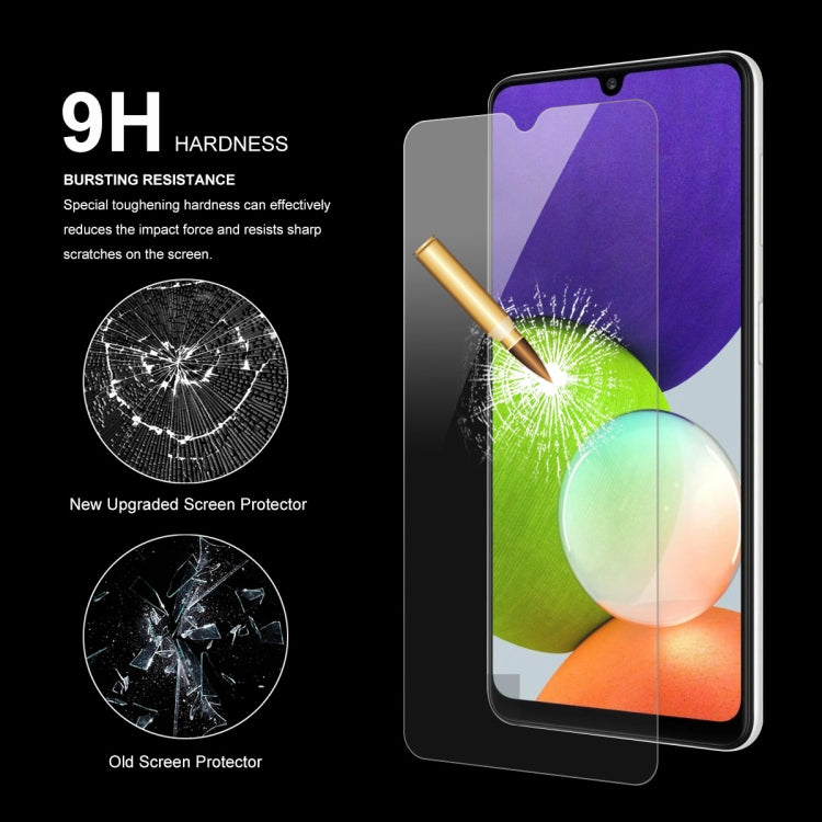 5 PCS For Samsung Galaxy A32 4G ENKAY Hat-Prince 0.26mm 9H 2.5D Curved Edge Tempered Glass Screen Film, For Samsung Galaxy A32 4G(5 PCS)