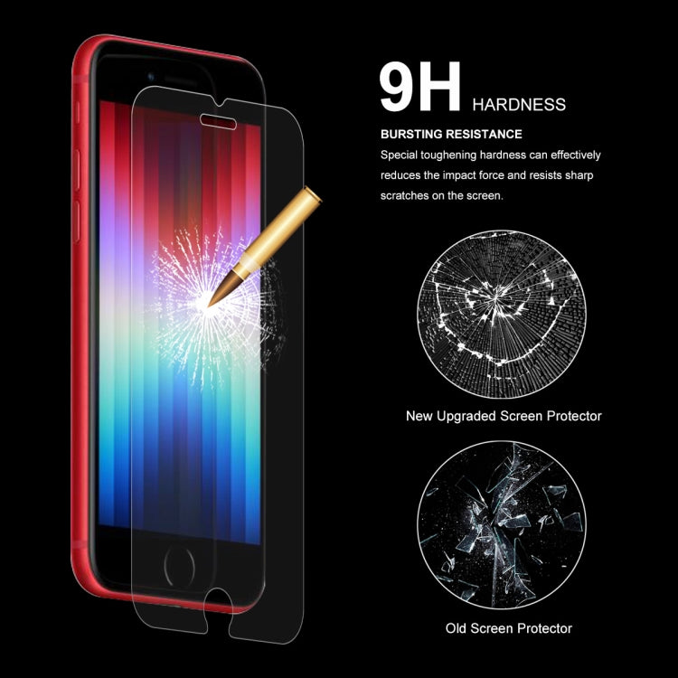 ENKAY 0.26mm 9H Tempered Glass Film for iPhone SE 2022 / SE 2020 / 8 / 7
