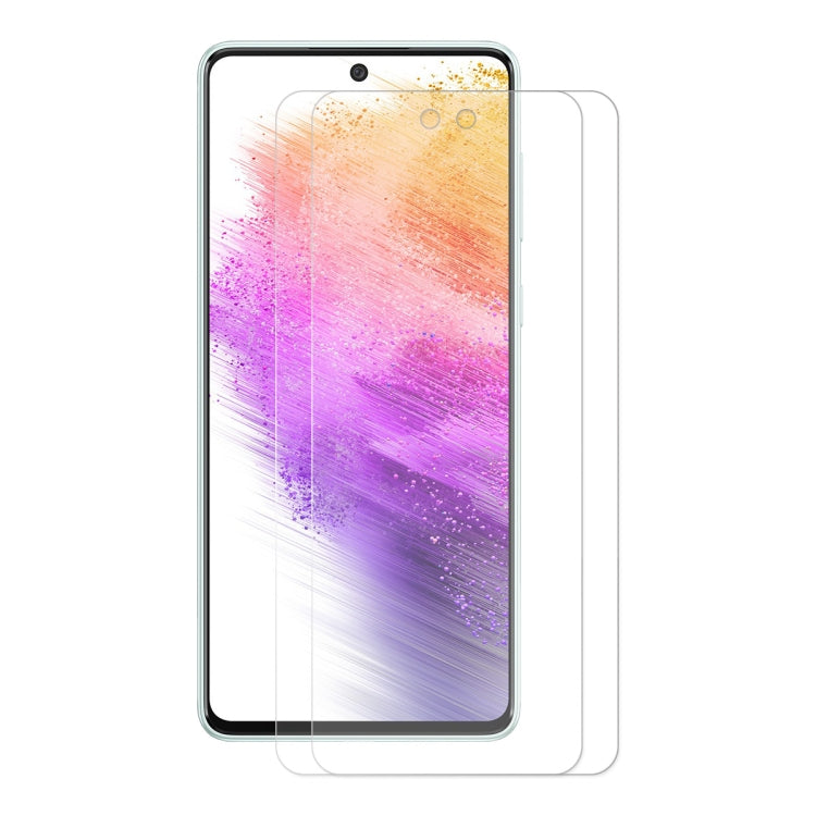 For Samsung Galaxy A73 5G ENKAY 0.26mm 9H 2.5D Tempered Glass Film