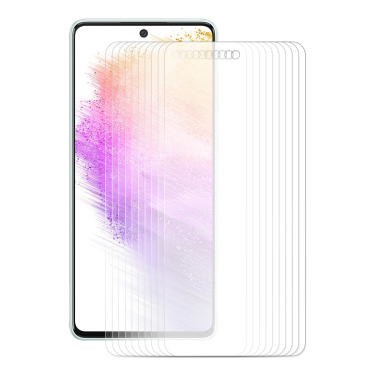 For Samsung Galaxy A73 5G ENKAY 0.26mm 9H 2.5D Tempered Glass Film