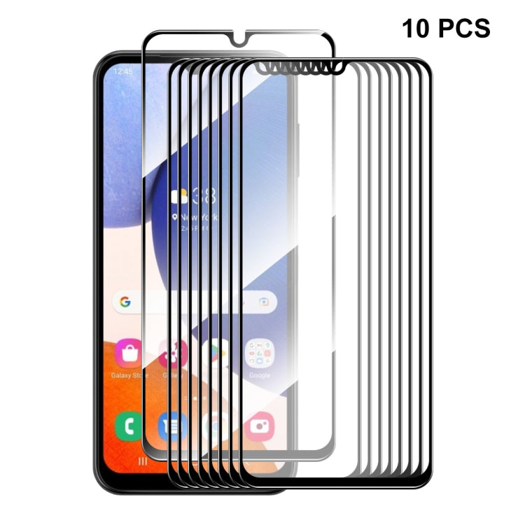 For Samsung Galaxy A14 5G ENKAY Hat-Prince Full Glue 0.26mm 9H 2.5D Tempered Glass Full Film