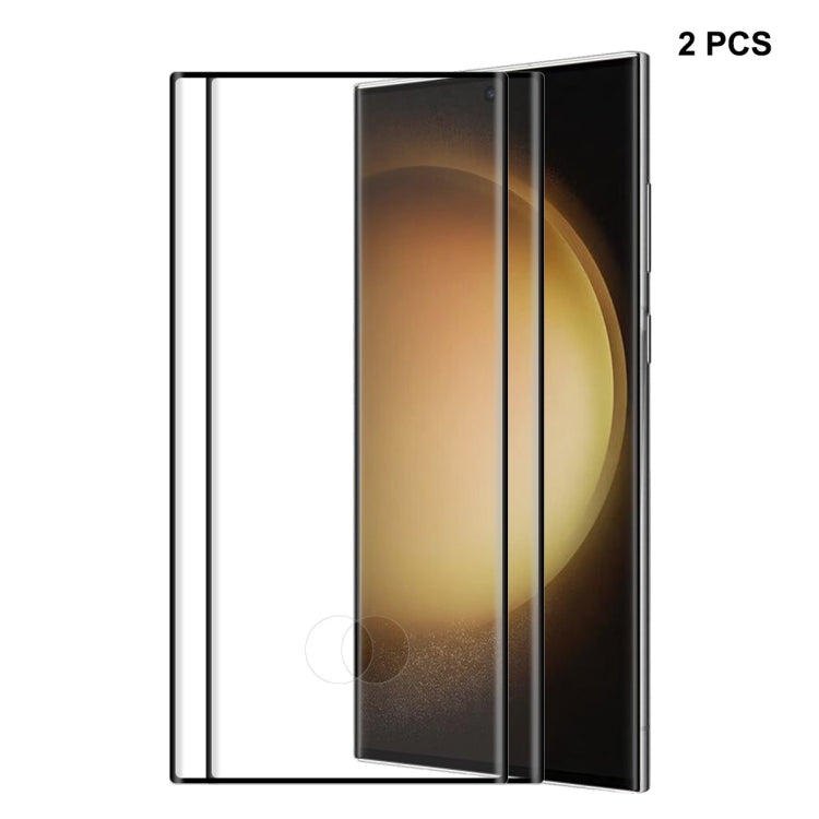 For Samsung Galaxy S23 Ultra 5G ENKAY 3D Full Glue Hot Bending Explosion-proof Full Tempered Glass Film