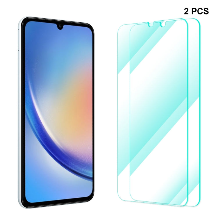 For Samsung Galaxy A34 / M34 / F34 1pc ENKAY Hat-Prince 0.26mm 9H 2.5D High Aluminum-silicon Tempered Glass Film