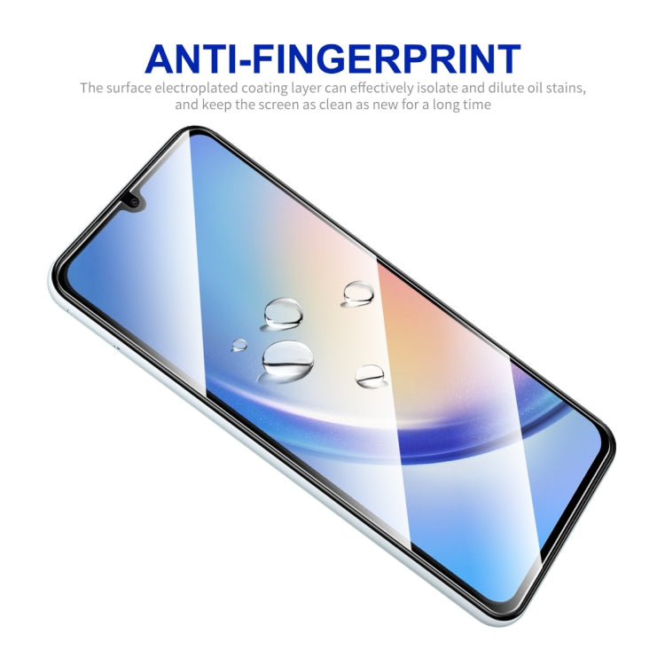 For Samsung Galaxy A34 5G / M34 / F34 ENKAY Hat-Prince Full Glue High Aluminum-silicon Tempered Glass Film