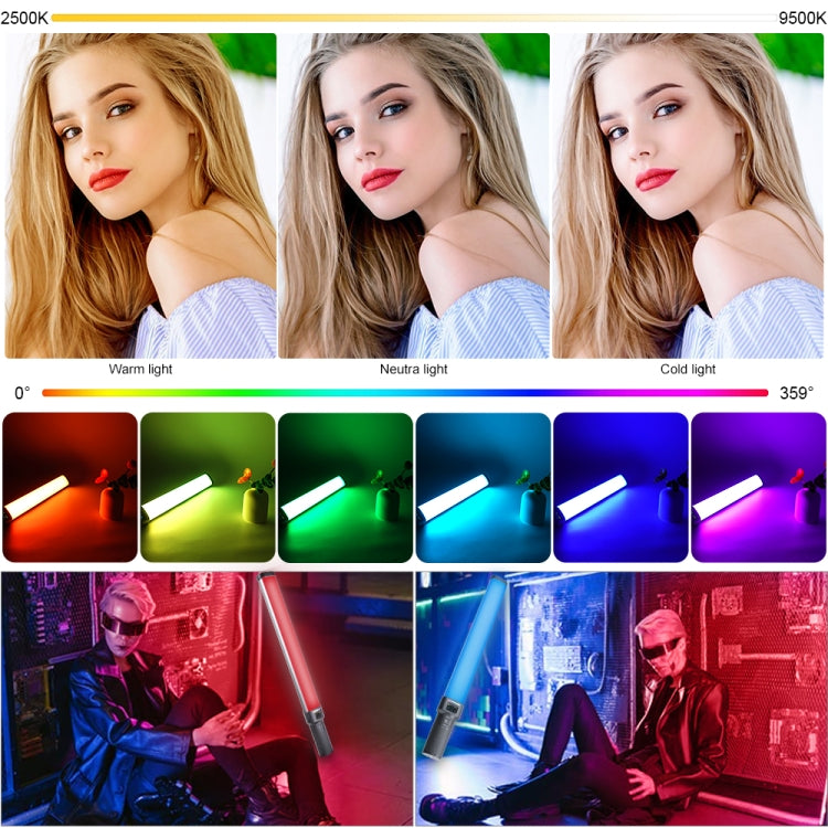 VLOGLITE W270RGB Live Streaming E-Sports Handheld Fill Light LED Studio Light