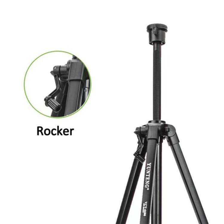 YUNTENG VCT-6680 Travel Tripod Telescopic 152CM Camera Mount Phone Tripod