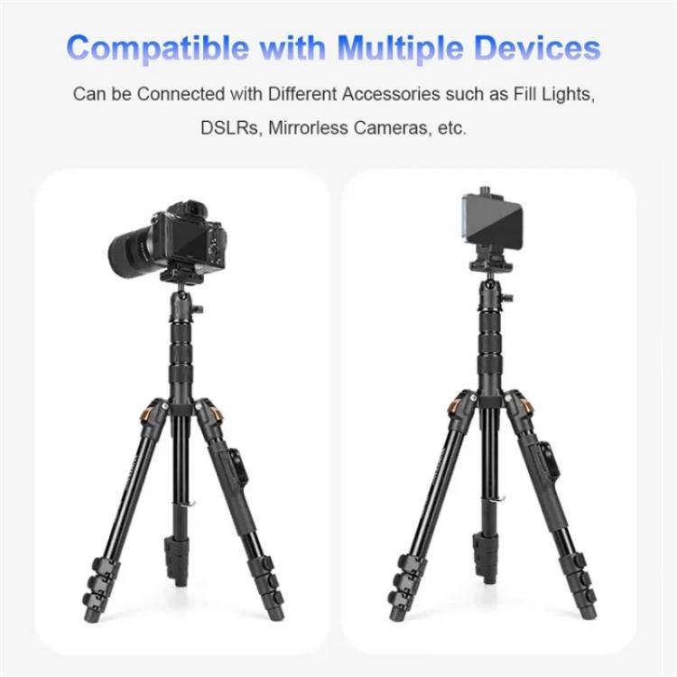 YUNTENG VCT-180 Selfie Stick Foldable Photography Camera Tripod Live Streaming Stand