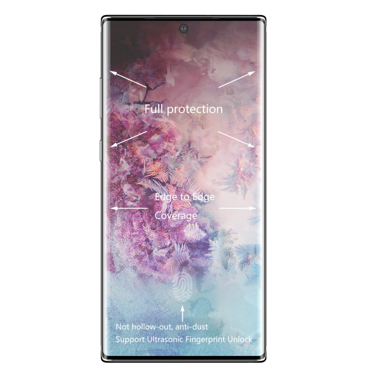 ENKAY Hat-Prince 0.26mm 9H 3D Explosion-proof Full Screen Curved Heat Bending Tempered Glass Film for Galaxy Note10