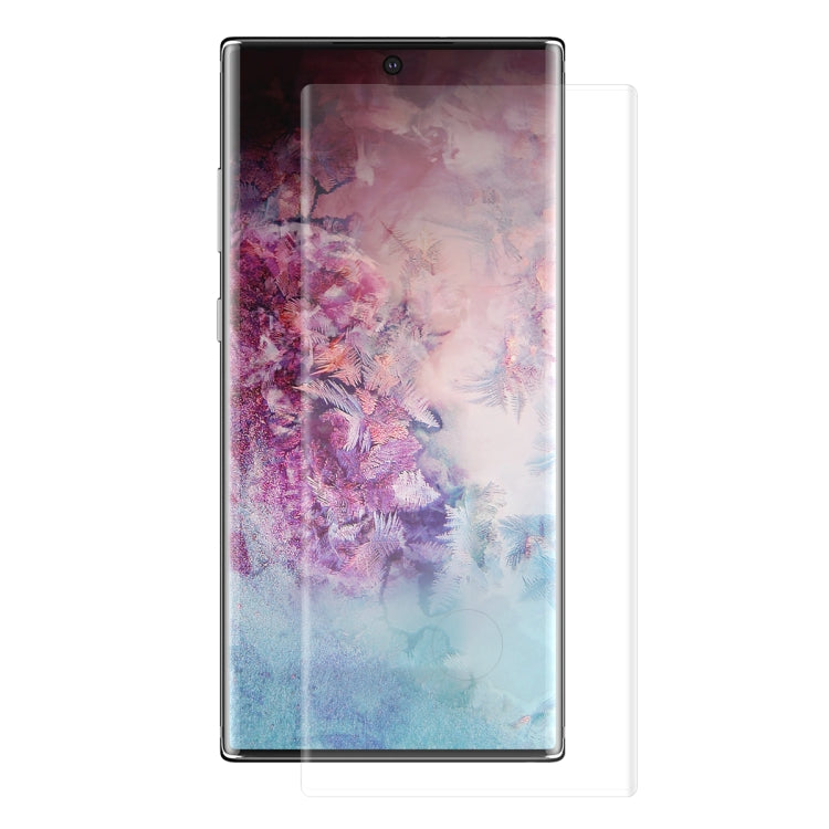 ENKAY Hat-Prince 0.26mm 9H 3D Explosion-proof Full Screen Curved Heat Bending Tempered Glass Film for Samsung Galaxy Note10+