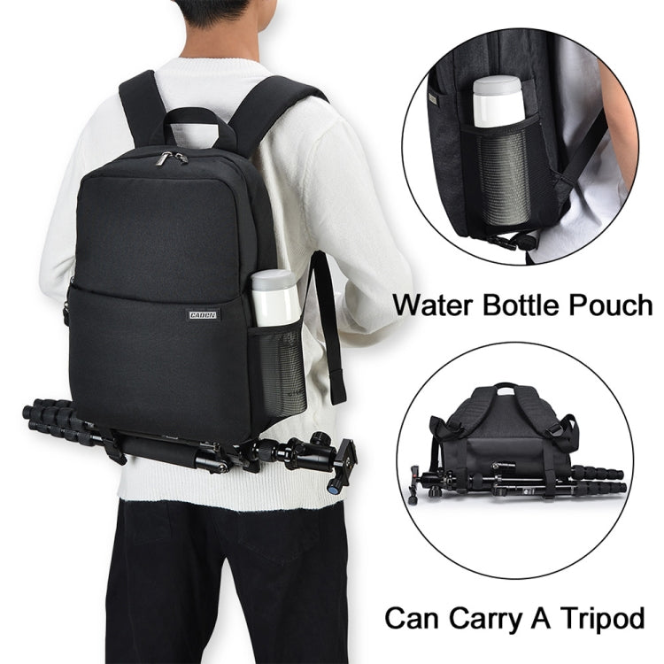 CADeN L4 Double-layer Casual Business Computer Backpack USB Multi-function Digital Camera Bag