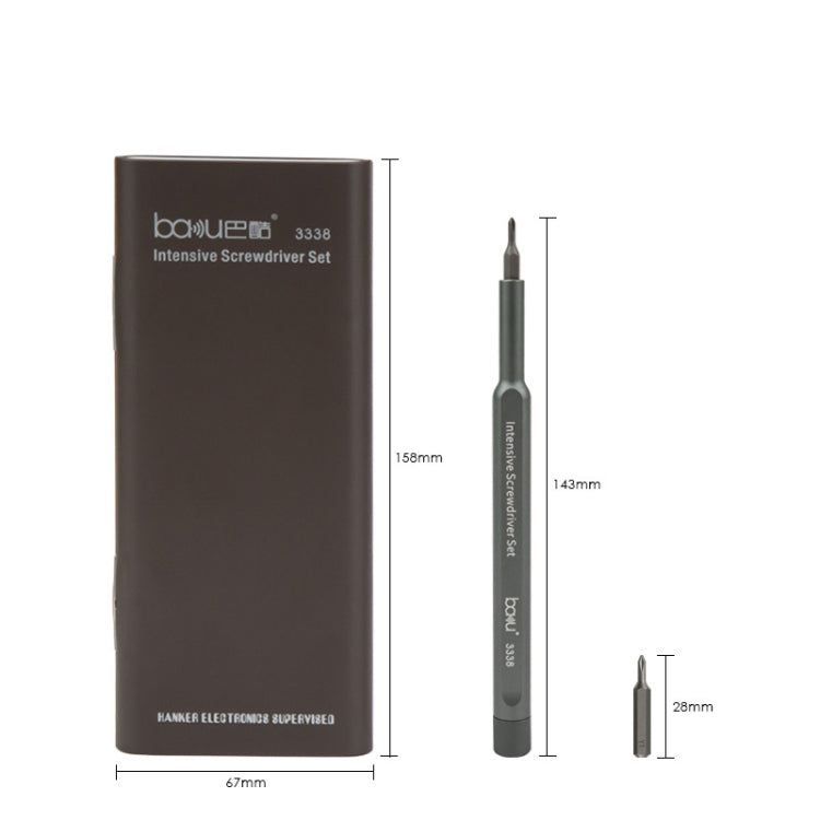 Baku BA-3338 24 In 1 Multifunctional Screwdriver Set Mobile Computer Repair Tool, Baku BA-3338