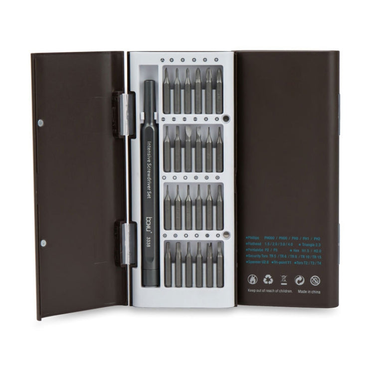 Baku BA-3338 24 In 1 Multifunctional Screwdriver Set Mobile Computer Repair Tool, Baku BA-3338