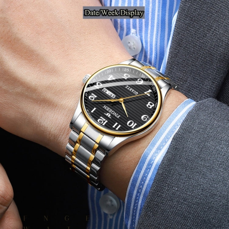 FNGEEN 7811 Middle-aged and Elderly Men Large Digital Dial Quartz Watch