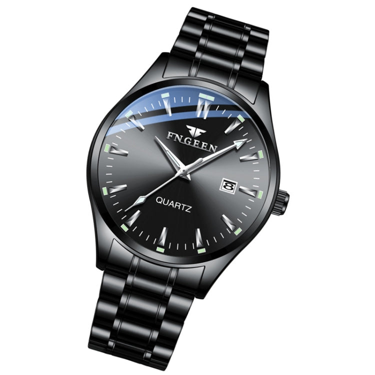FNGEEN 2111 Men Simple Luminous Calendar Quartz Watch