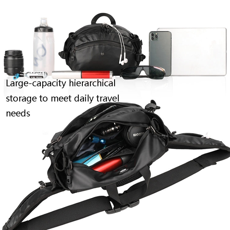Rhinowalk X21922 Multi-Function Riding Front Handlebar Bag Road Bike Tool And Equipment Front Bag, Black, Gray